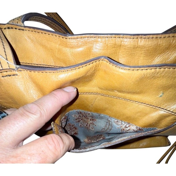 Hobo Women's Earth‎ Tone Leather Tote Bag Medium Chic Versatile Everyday flaws - Picture 8 of 16